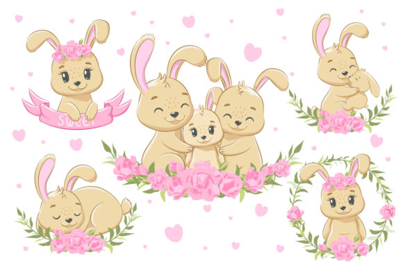 Download Cute Little Bunny Clipart - Little bunny clipart Collection