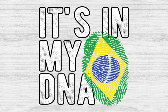Download It's in My DNA Brazil Flag PNG - Brazil flag png Collection