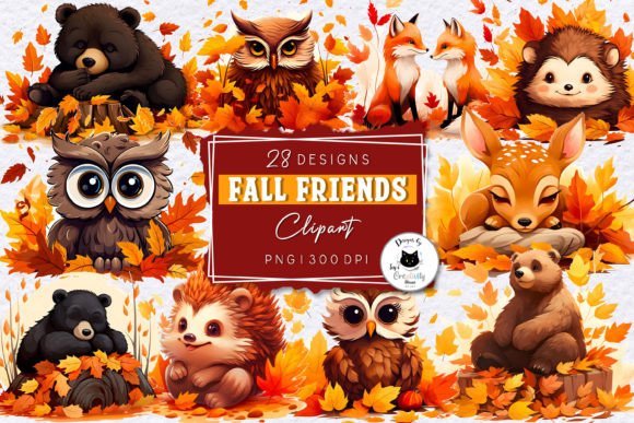 Download Cute Forest Animal Clipart | Fall PNG - Forest animal clipart Collection