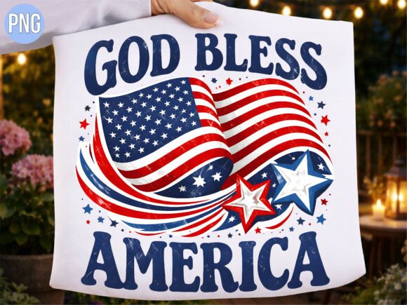 Download God Bless America Waving USA Flag PNG - God bless america Collection