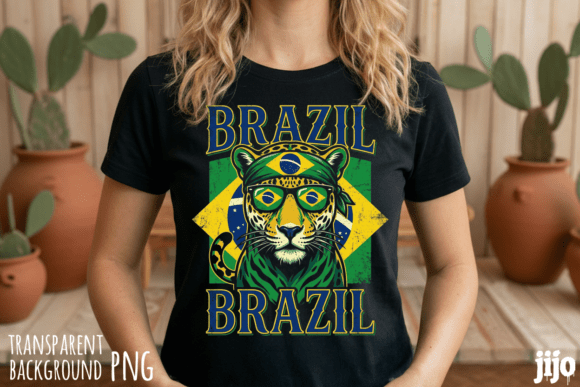 Download Brazil Jaguar Flag Leopard PNG - Premium Resources