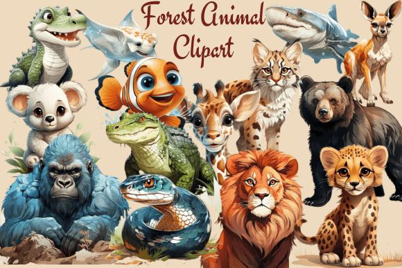 Download Forest Animal Clipart - Forest animal clipart Collection